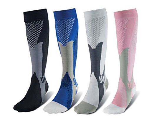 (3 Pairs) Compression Socks 20-30 Mmhg Sports Calf Running Fitness Men'S Women'S