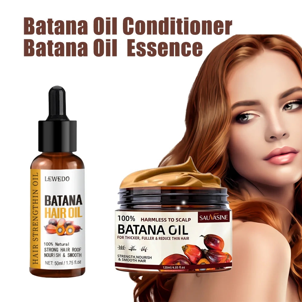 Batana Oil Conditioner 120Ml Smooth Hair Essence Moisturizing Repair Hair Strengthening Hair Root Hair Care Hair Growth Healthie