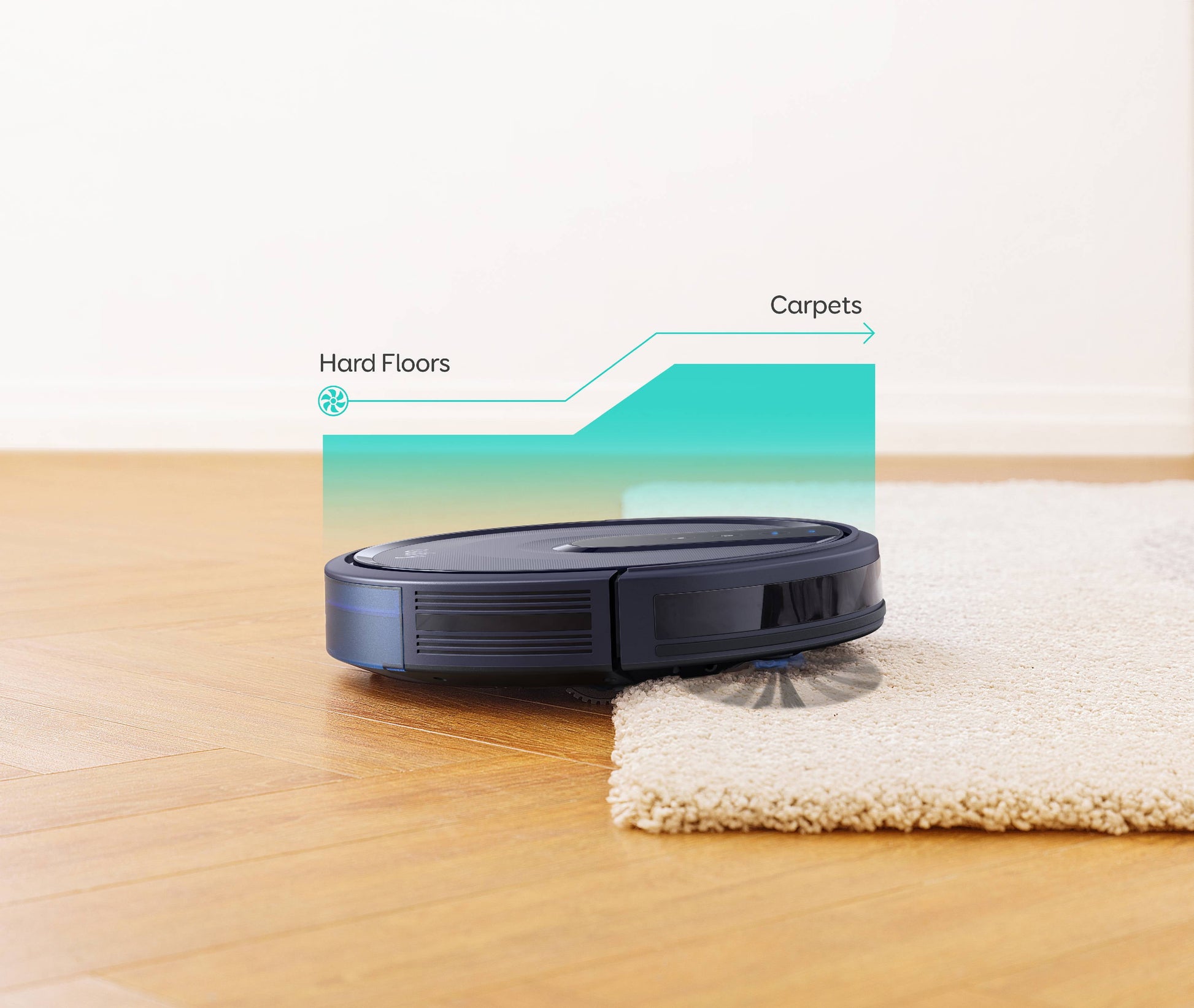 25C Wi-Fi Enabled Robot Vacuum Cleaner, Ideal for Pet Hair Removal, Ultra-Quiet and Slim Design