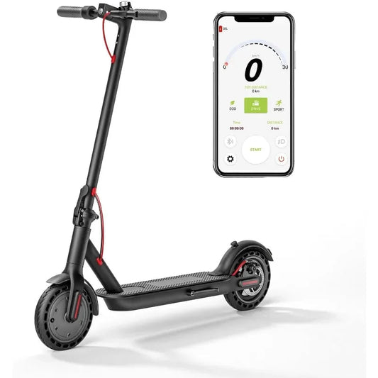 Electric Scooter Adults, Foldable 8.5" Tires E Scooter for Adults, 19 Mph, 350W Motor Fast Cooter, Kick Scooters Max 21 Miles