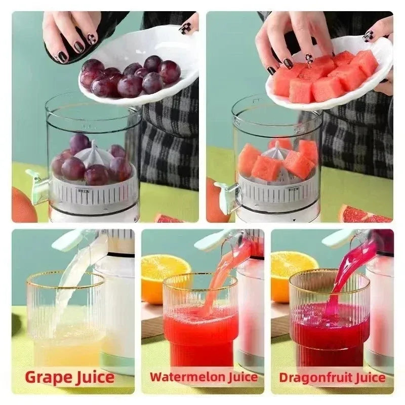 Household Electric Juicer Portable Juice Squeezer USB Rechargeable Wireless Fruit Blender Mini Automatic Fruit Juicer